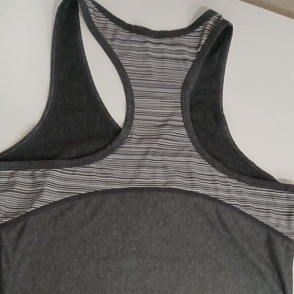Under Armour Grey Tank Top with Fabletics Black Mesh Panel Capri ,Small , Bundle - Picture 7 of 7